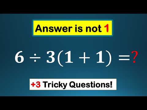 The Viral Math Trap Even Smart People Fall Into | (PEMDAS RULE)
