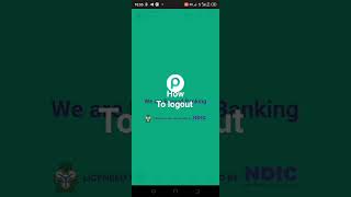 how to logout from opay app