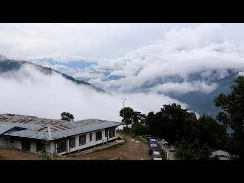Time lapse of monsoon clouds in south western Bhutan