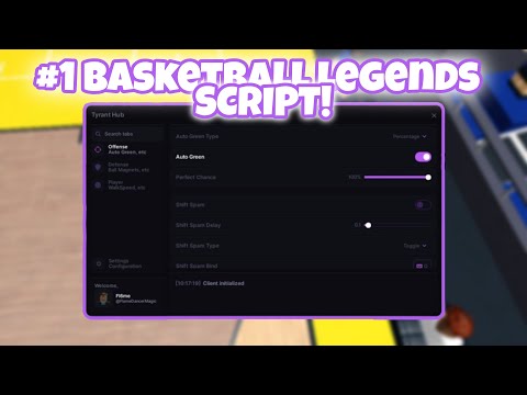 The *BEST* Basketball Legends Script [Tyrant Hub]