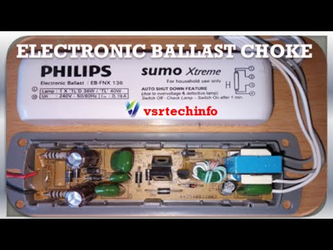 tube light ballast | Electronic Ballast Choke Working Principle | How to install electronic choke