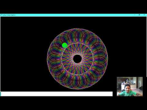 How to draw Pin wheel with Python turtle  | kids turtle programming