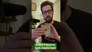 Nogla pulls a $5000 Pokémon card with the insane luck of the Irish