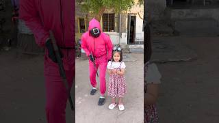 Akshita and Pink soldier 😳😳😳