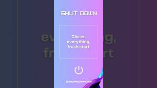 Sleep vs Shut Down — stop guessing #techexplained