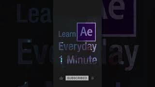 Learn how to use alpha matte in one minute! 🕑 ⚡ #shorts #aftereffects #animation #LearnAE #tutorials