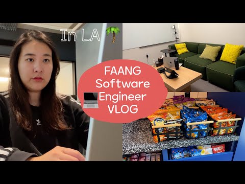 Week in a life of a FAANG software engineer in LA (Office Edition vlog)