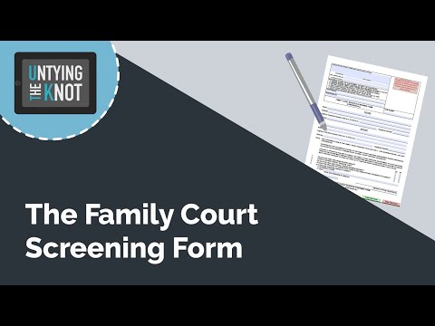 The Family Court Screening Form