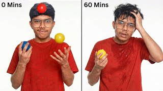 Can I Master Juggling in 1 Hour? Ends Badly 🍋