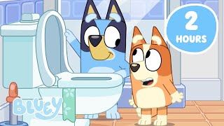 Bluey and Bingo at their Cheekiest 💙 🧡 | 2 HOURS of Funny Bluey Moments! | Try Not to Laugh | Bluey
