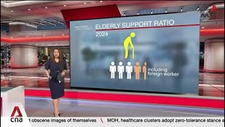 Singapore's old-age support ratio nearly halves in 10 years