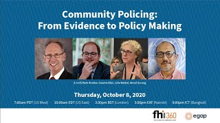 FHI 360 Community Policing Event
