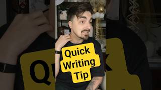 Quick writing tip. #writingadvice #writingtips #tips #writers #quicktips q