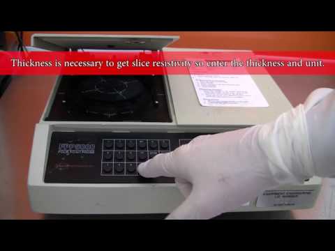 Four Point Probe Training