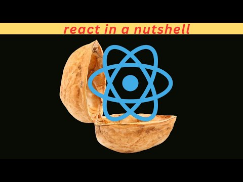 React in a Nutshell | Its NOT a Framework
