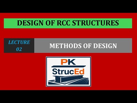 RCC Design – Lecture 02 | Methods of RCC Design | WSM, ULM & LSM