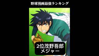 野球漫画最強ピッチャーランキング！！#shorts