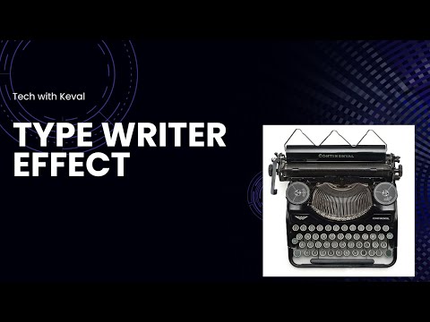Typewriter effect in React Js | Hindi #nextjs #reactjs #typewriter #frontend