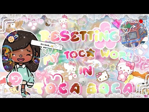 🩵 ⊹ ࣪ ˖୨ৎ‧₊˚ ⋅ Resetting my Toca boca world 🌍 😬 𝜗ৎ | With voice 🔊| Welcome too Paris 🫶🏾 | °𐙚 .🧸ིྀ📦 !