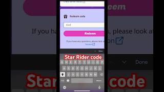 5 days star rider code for everyone!| #shorts #sso #horse #code #starstable