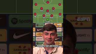 Pedri picks his all-time Barcelona XI 🤩