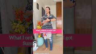 Myntra haul 🌼👗🥂.           Myntra summer dress haul