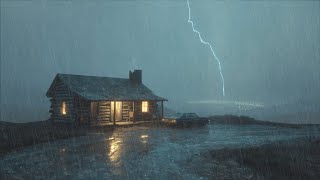 Heavy Rain & Thunder Sounds for Sleeping ⛈️ | For Deep Sleep & Relaxation