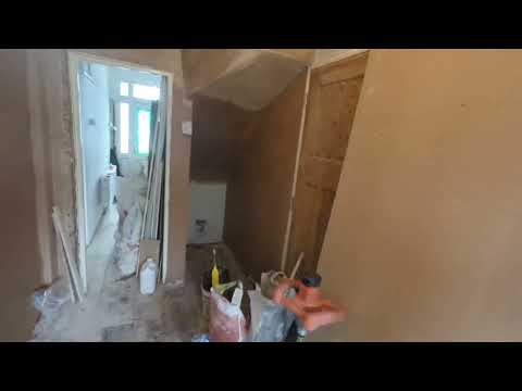 The Kitchen is plastered 