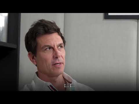 George Russell meets George Russell & Toto Wolff