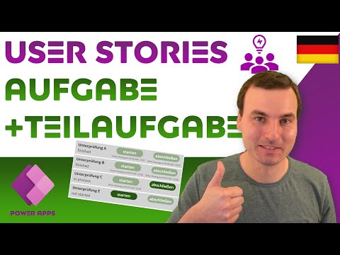 [PowerApps User Stories] Aufgaben und Teilaufgaben managen