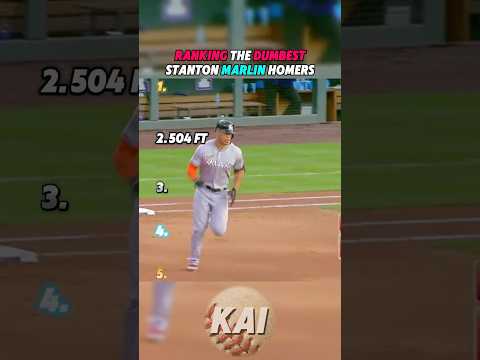 Ranking the Dumbest Giancarlo Stanton Marlin Home Runs