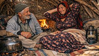 A Day with a Nomadic Shepherd Couple in Iran’s Desert Shelter | Nomad Life