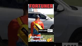 Fortuner car ka cheat code kya hai indian bike driving 3d game me #mayankgamer99