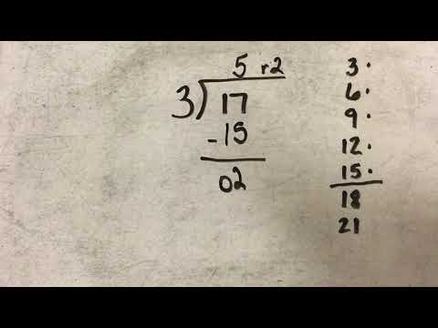 Dividing Smaller Numbers With Remainders