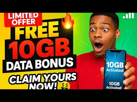 Free 10GB data available for all networks - step-by-step #tutorial #guide #how ow #howto #hack