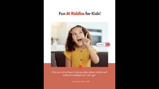 Robot-approved riddles alert! Try them now! #AIRiddles #TechForKids #happytoons #viralshorts