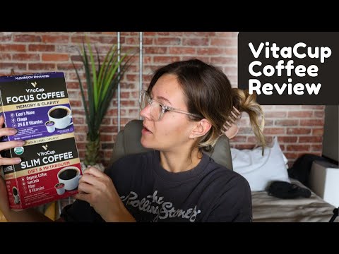 VitaCup Mushroom and Slim Organic Coffee Review | Boost Focus vs. Slim Down!