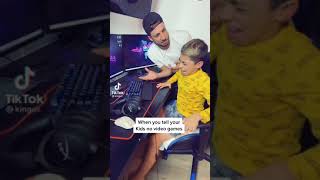 When you tell your kids no video games 🤣🤣Royalty family tiktok