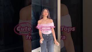 Summer Tops Haul from MYNTRA!