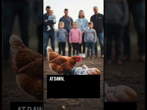 A Hen Saves a Lost Baby in the Cold Night | #EmotionalShorts #RescueTales #HenHero #AnimalSavesBaby