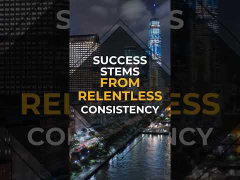 Life Advice | Success stems from relentless consistency. #finance #stocks #business #motivation