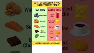 Memory power boost – simple foods to eat & avoid #memoryboost