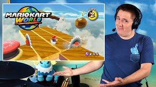 Puzzle Plank Galaxy From Mario Kart World Is SO GOOD On Drums!