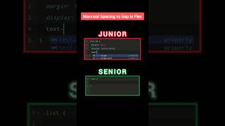 Margin Hacks vs flex-gap — Junior vs Senior CSS Tips #Shorts