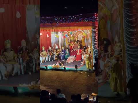 "रामायण  दिव्य दृश्य राजा जनक का राजदरबार  रामलीला क्लब कलाकोट द्वारा प्रस्तुत।"