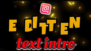 how to make an intro in inshot 2024 tutorial?[InShot tutorial]