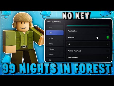 [NEW] BEST SCRIPT 99 Nights In Forest ROBLOX Game | Infinte Diamonds, AutoBring