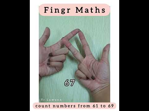 Finger Maths (part 8) count from 61 to 69
