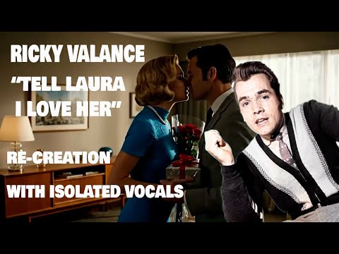 RICKY VALANCE  "TELL LAURA I LOVE HER" - RECREATION WITH ISOLATED VOCALS