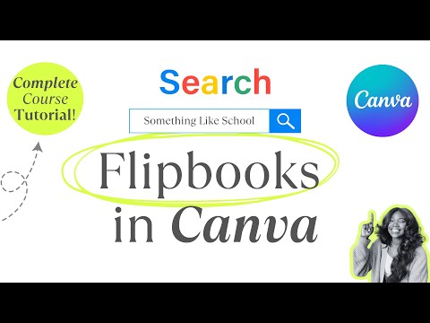 How to design a Flipbook in Canva |Storybook Flipbook tutorial